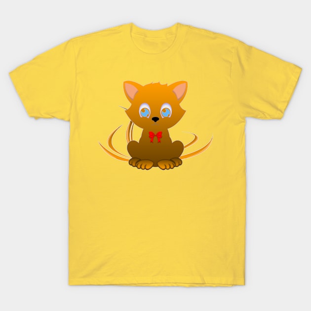 Cat 05 T-Shirt by SanTees